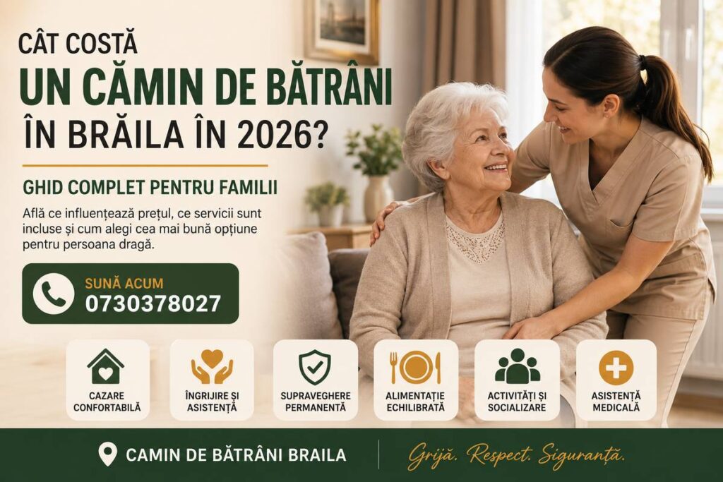 Cat costa un camin de batrani in Braila in 2026 si ce servicii sunt incluse pentru seniori